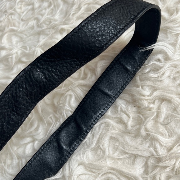 Authentic Gucci Black Diamante Flat Messenger Canvas Crossbody Bag